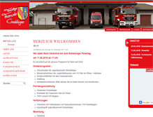 Tablet Screenshot of feuerwehr-eimeldingen.de